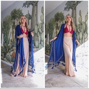 The AZUL Tassel Border Kimono—LAST ONE ☝️